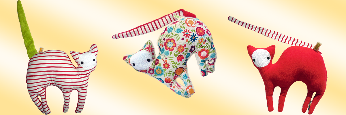 新作「ネコ」ぬいぐるみ